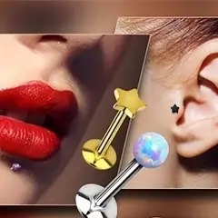Kolczyki do ust i ucha, gwiazdki, serduszka. Dowiedz się, co to piercing i jakie masz opcje.